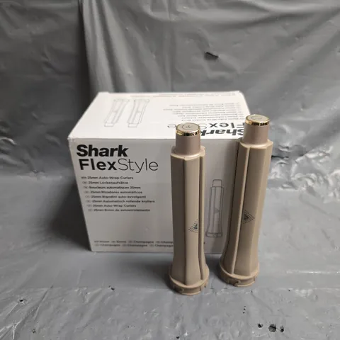 BOXED SHARK FLEXSTYLE 25MM AUTO-WRAP CURLERS IN STONE