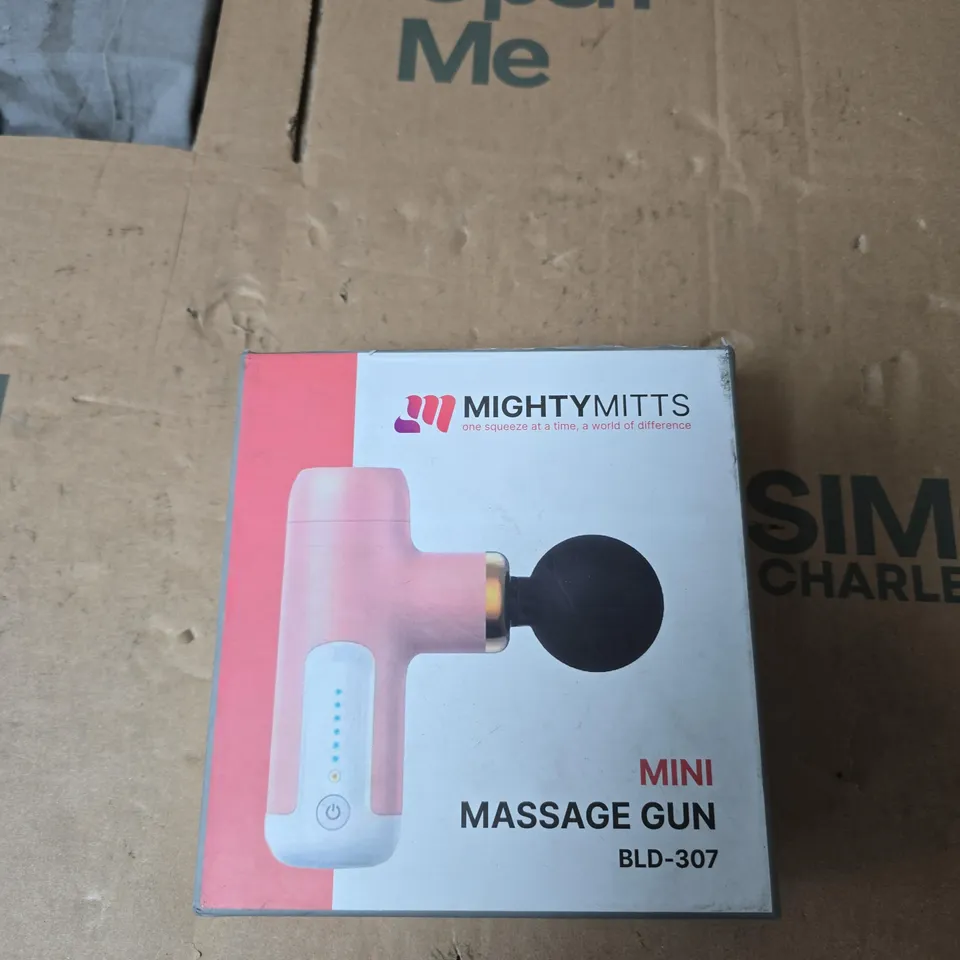 MIGHTY MITTS MINI MASSAGE GUN – PINK (BLD-307)