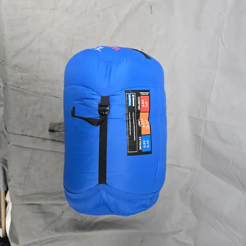 SIMOND MAKALU LIGHT DOWN SLEEPING BAG – BLUE, COMFORT -5°C / LIMIT -11°C / EXTREME -31°C