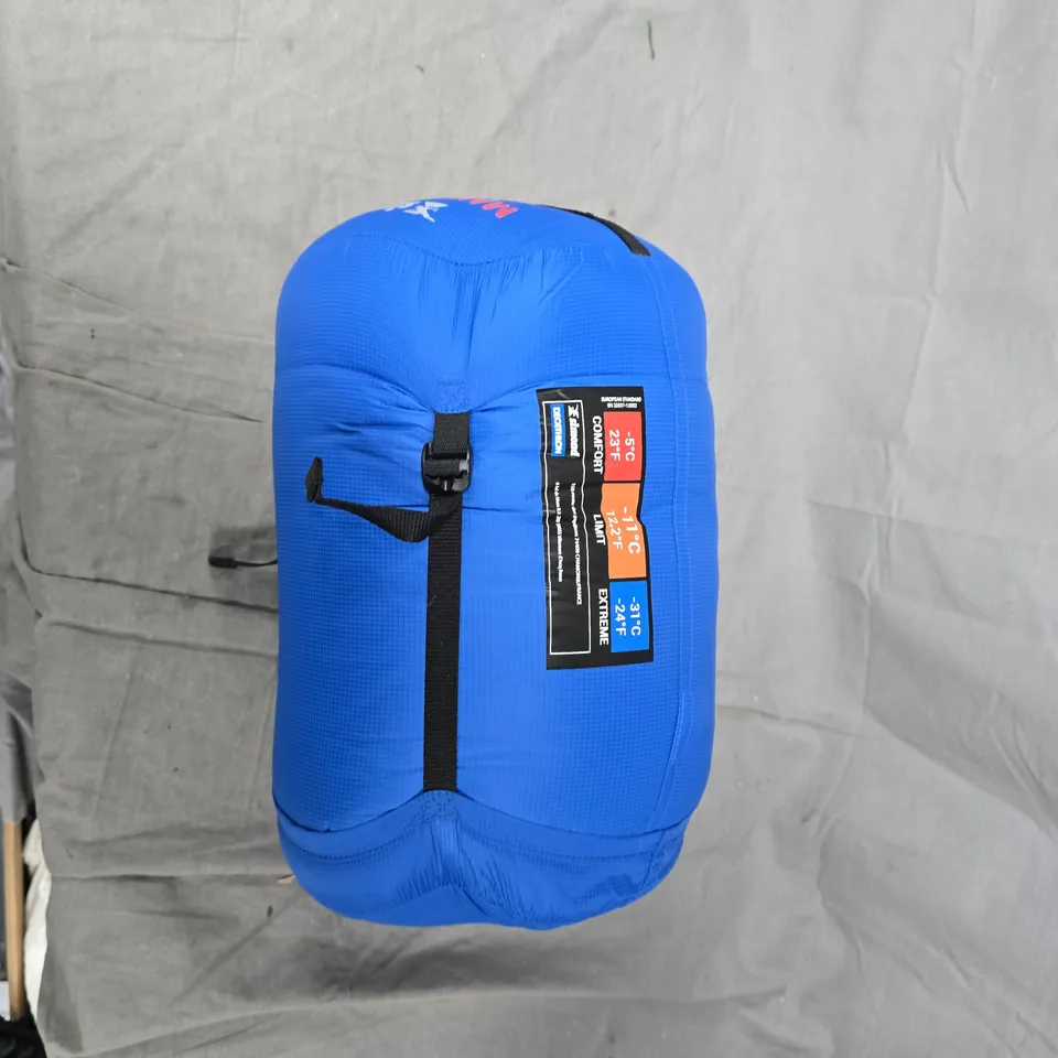 SIMOND MAKALU LIGHT DOWN SLEEPING BAG – BLUE, COMFORT -5°C / LIMIT -11°C / EXTREME -31°C