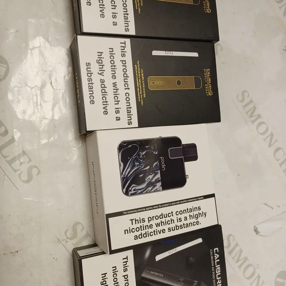 LOT OF FIVE TO INCLUDE CALIBURN A2 POD SYSTEM , CALIBURN G POD SYSTEM , ETC