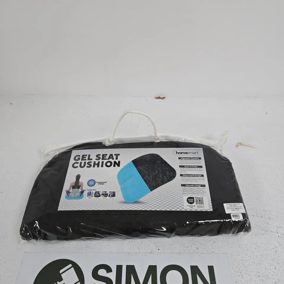 HOMESMART GEL SEAT CUSHION – BOX OF APPROXIMATELY 10, BLACK