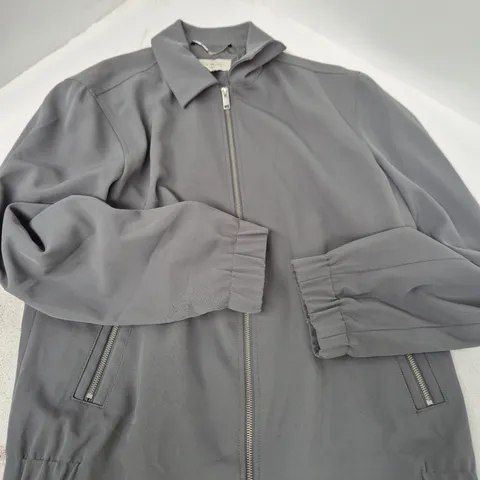 RIVER ISLAND GREY ZIP JACKET – UK L (MEN'S)