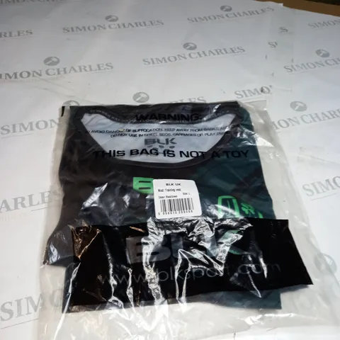 BLK BLACK/GREEN TRAINING VEST SIZE L