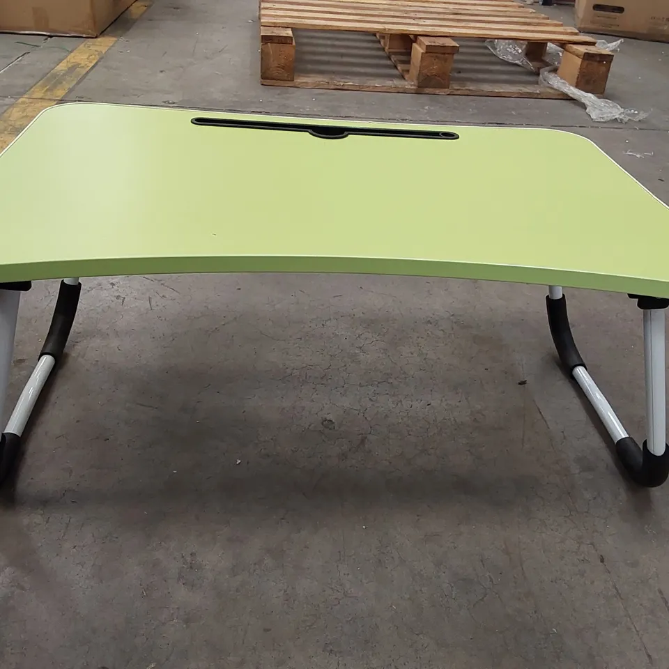 BOXED MULTIFUNCTIONAL LAPTOP TRAY - GREEN (1 BOX)