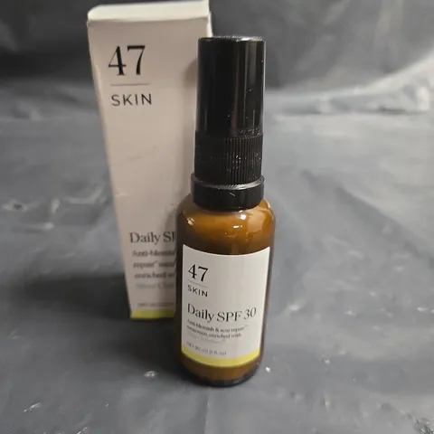 47 SKIN DAILY SPF 30 ANTI-BLEMISH AND SCAR REPAIR SUNSCREEN - 30ML