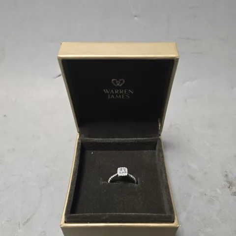 BOXED WARREN JAMES ENGAGEMENT RING 