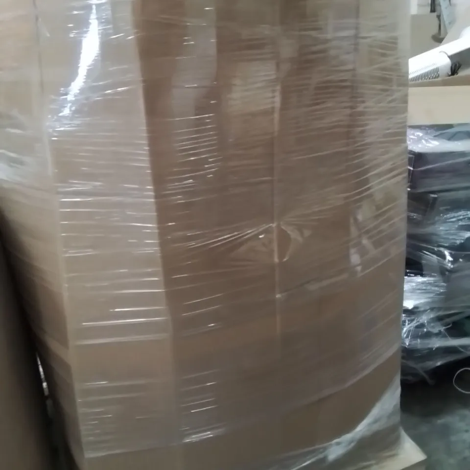 PALLET OF ASSORTED HOUSEHOLD GOODS AND PRODUCTS TO INCLUDE;PARASOL,IRONING BOARD,CLOTHES AIRERS