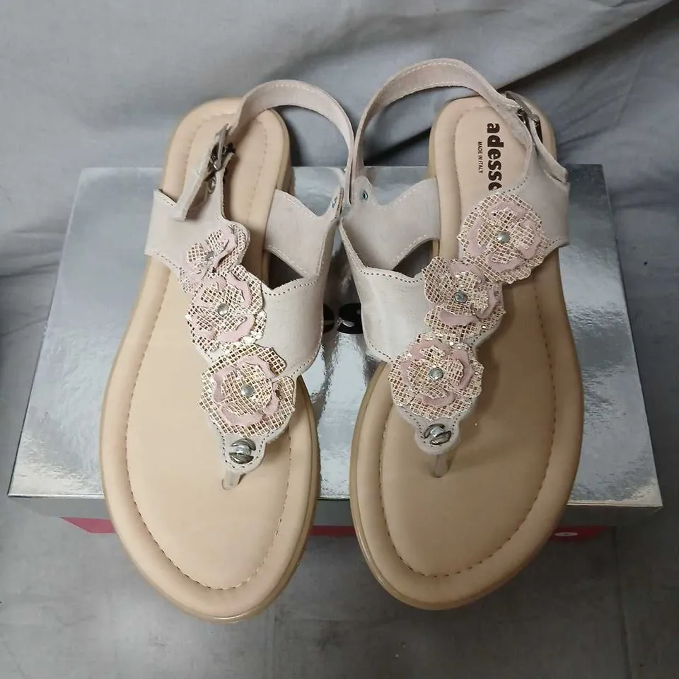 ADESSO ROSE GOLD SANDALS – UK 7 (EU 40)