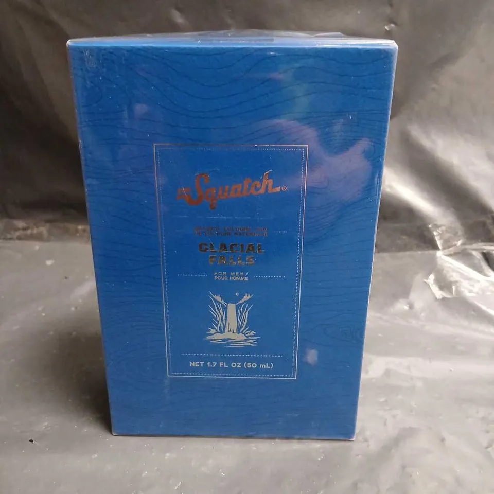 BOXED AND SEALED DR SQUATCH GLACIAL FALLS COLOGNE 50ML