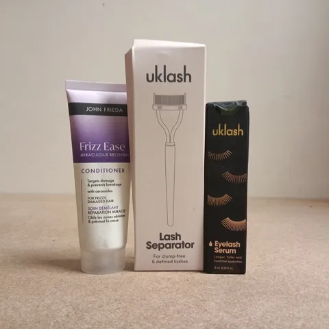 APPROXIMATELY 15 ASSORTED COSMETIC ITEMS TO INCLUDE UKLASH, JOHN FRIEDA, ETC - COLLECTION ONLY