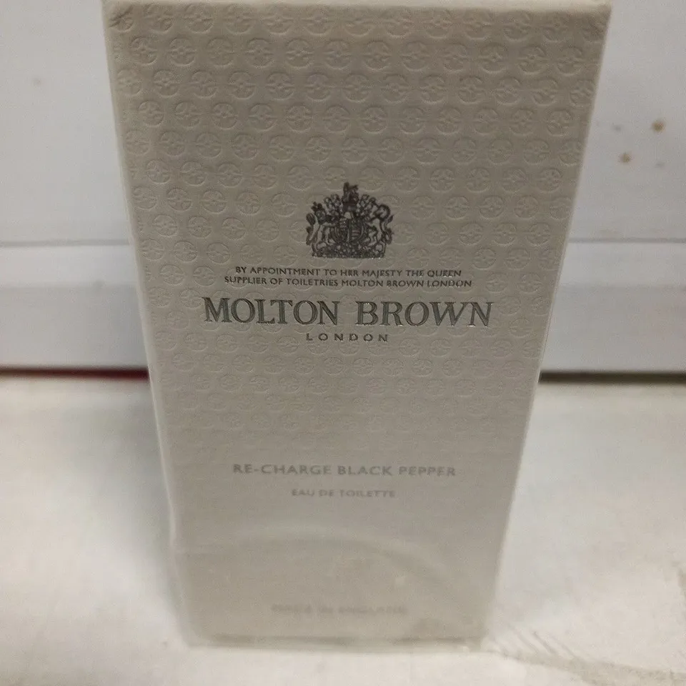BOXED MOLTON BROWN RE-CHARGE BLACK PEPPER EAU DE TOILETTE 50ML