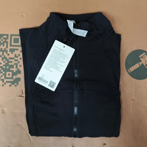 LULULEMON LONG SLEEVE ZIP-UP JACKET IN BLACK SIZE 10