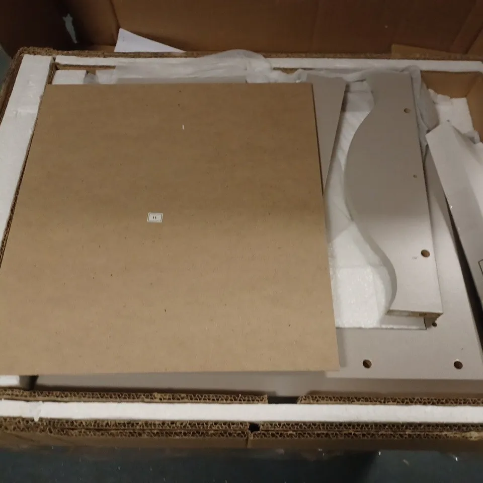 SARDY MIRROR 2 DRAWER BEDSIDE TABLE  RRP £199