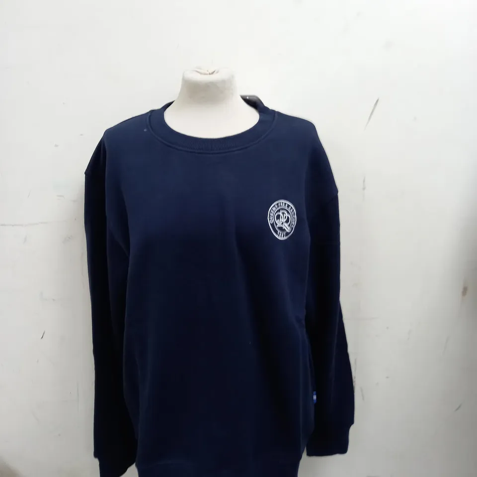 QUEENS PARK RANGERS XL NAVY JUMPER 