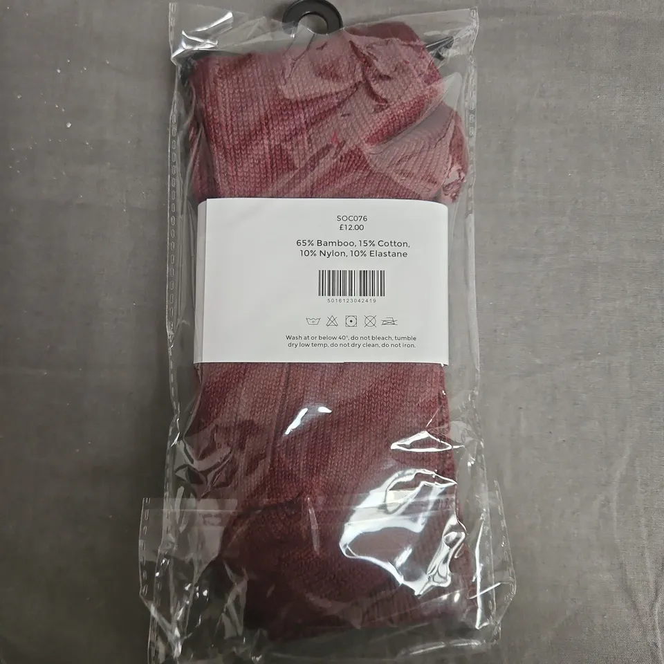 TUTTI KNIT SOCKS – PINK/RED 
