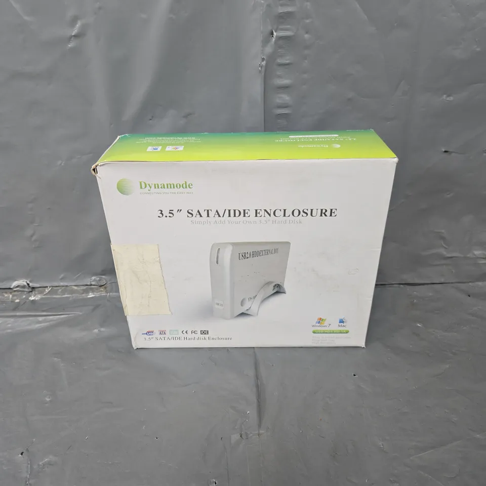 BOXED DYNAMODE 3.5" SATA/IDE ENCLOSURE 