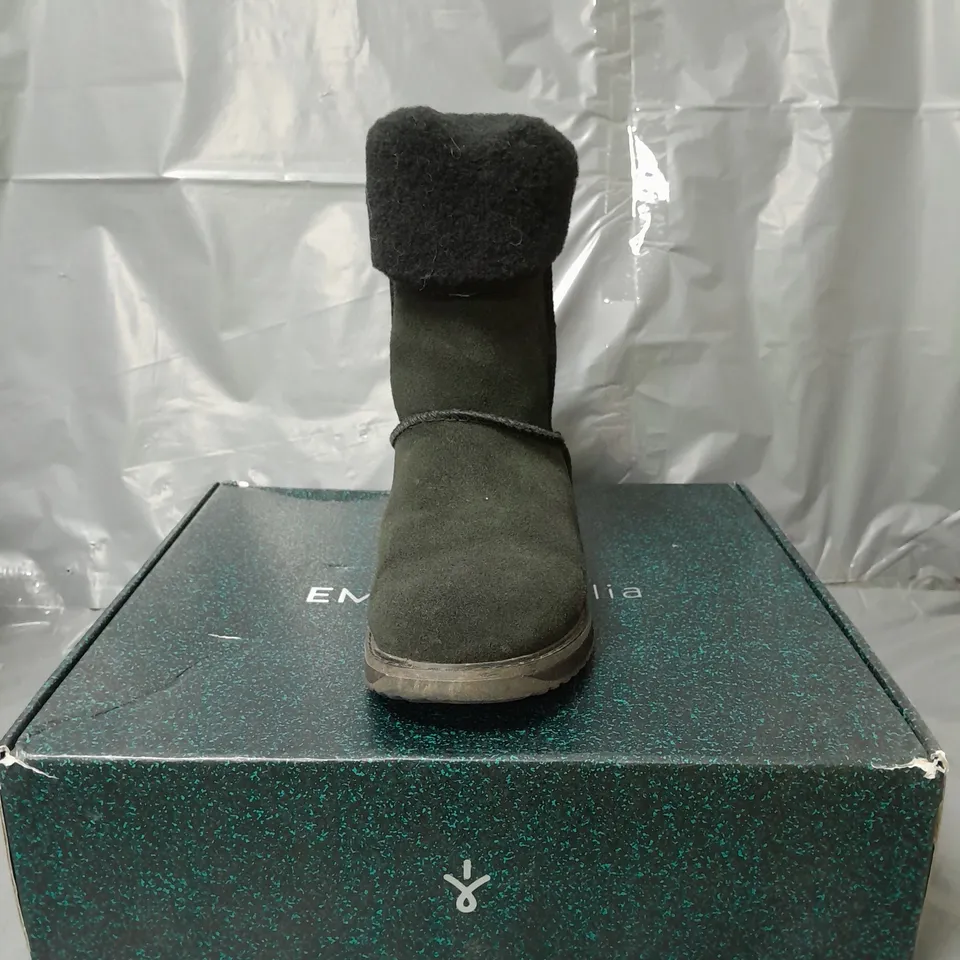 EMU AUSTRALIA BIRDWOOD WATERPROOF BOOTS BLACK SIZE 4