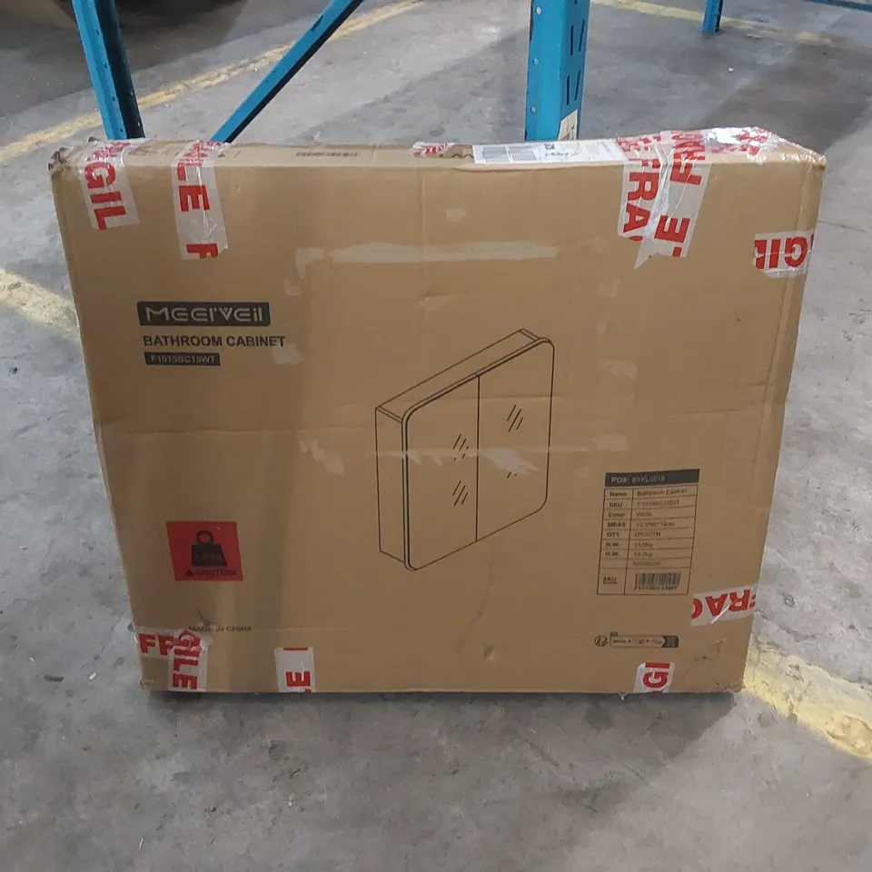 BOXED MEEIVEIL BATHROOM CABINET - WHITE