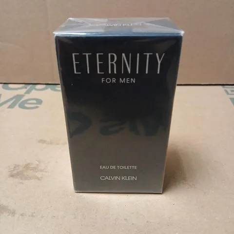 BOXED AND SEALED CALVIN KLEIN ETERNITY FOR MEN EAU DE TOILETTE SPRAY 50ML