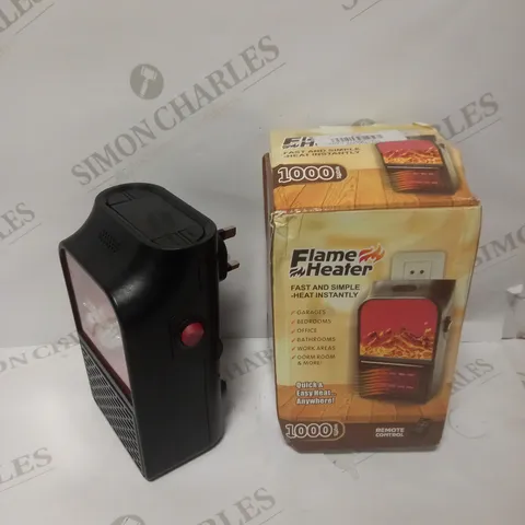 FLAME HEATER PLUG IN FAN HEATER