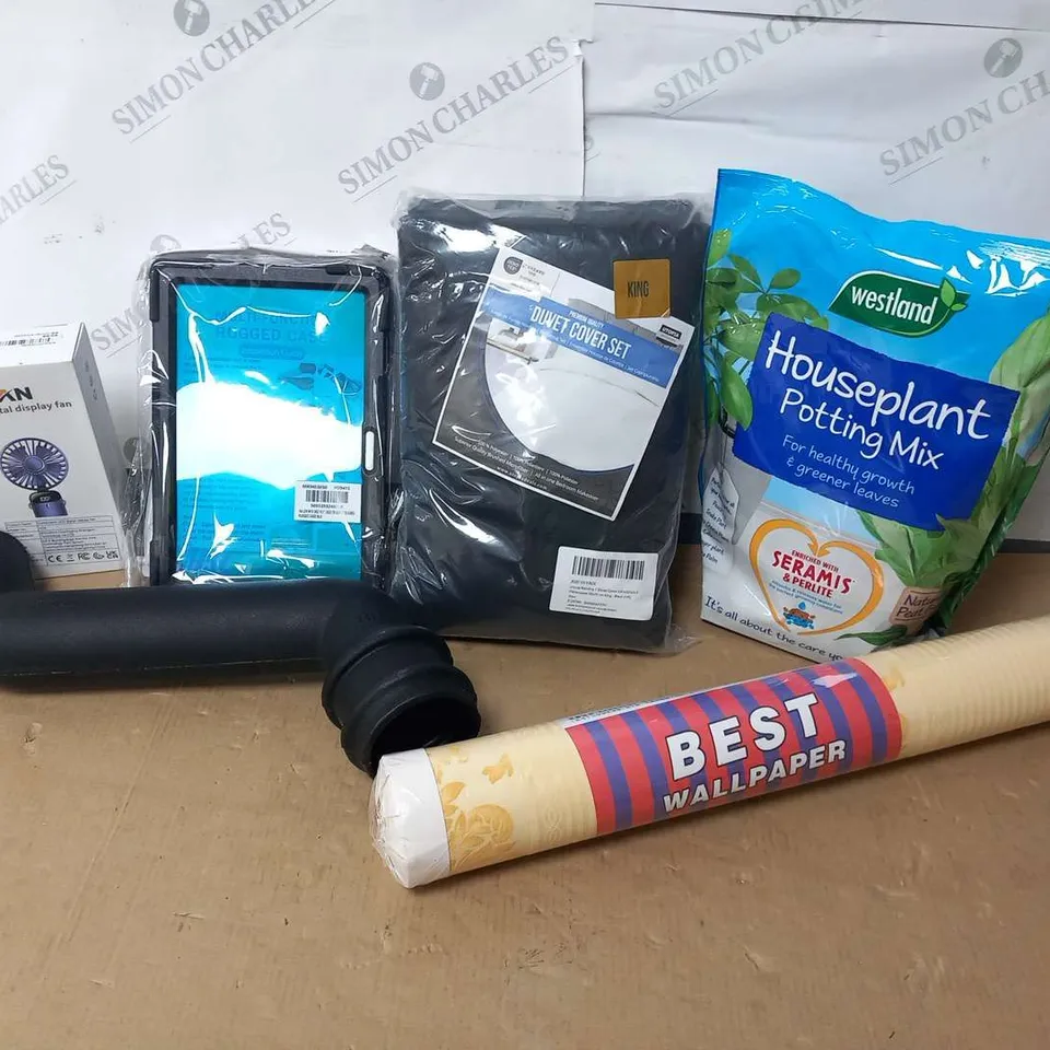 LARGE CAGE OF ASSORTED HOUSEHOLD PRODUCTS TO INCLUDE;