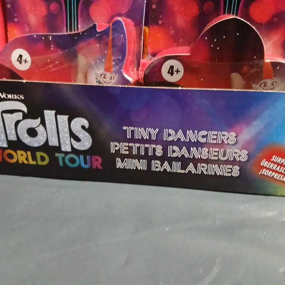 TROLLS WORLD TOUR TINY DANCERS SERIES 2 MYSTERY MINI BALLERINAS SET OF 12