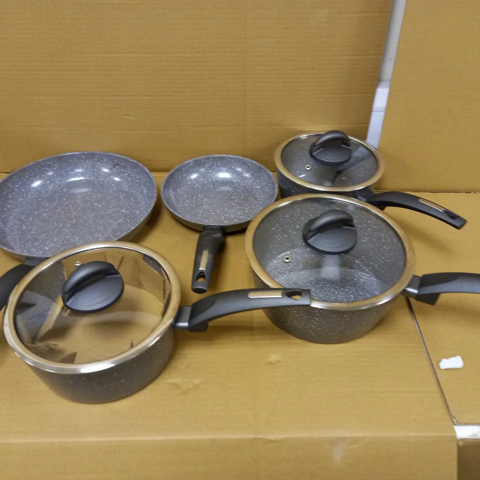 TOWER FRYING PAN AND SAUCEPAN SET