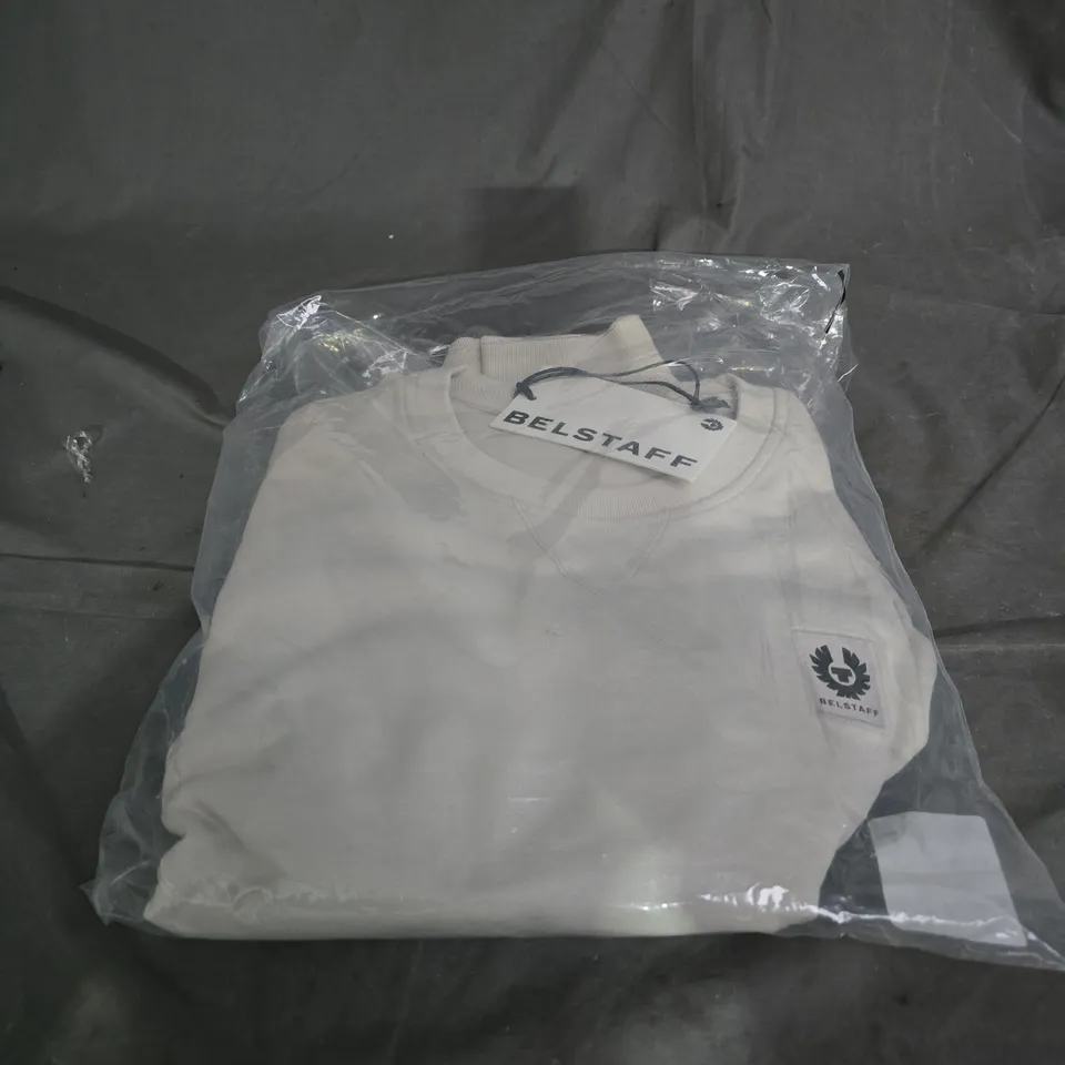 BELSTAFF SWEATSHIRT STONE BEIGE 2XL