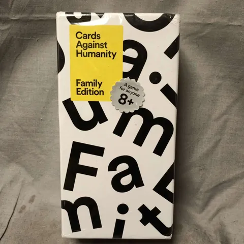 SEALED CARDS AGAINST HUMANITY: FAMILY EDITION – CARD GAME