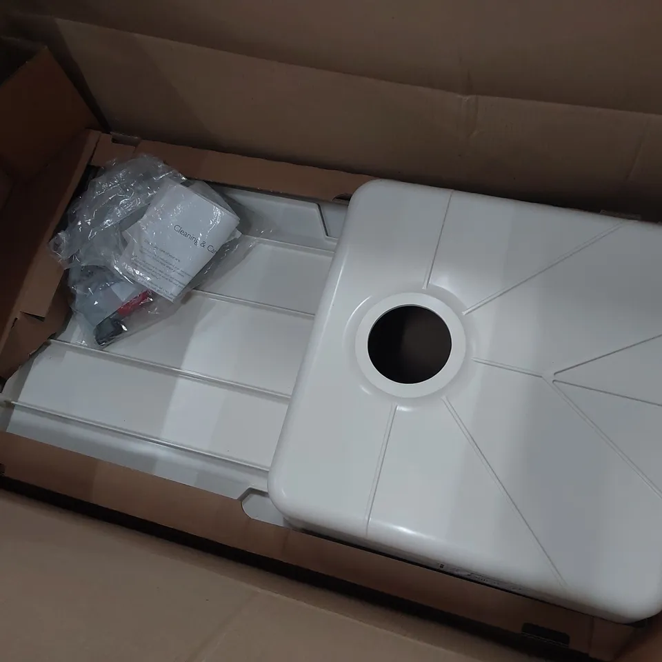 BOXED FRANKE SINGLE BOWL & DRAINER WHITE COMPOSITE SINK