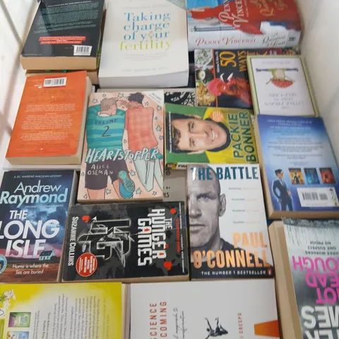 LARGE QUANTITY OF ASSORTED FICTION AND NON FICTION BOOKS