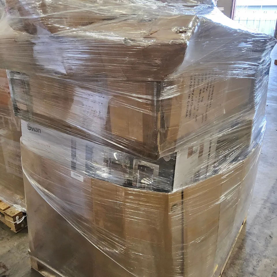 PALLET OF APPROXIMATELY 19 UNPROCESSED RAW RETURN HOUSEHOLD AND ELECTRICAL GOODS TO INCLUDE;