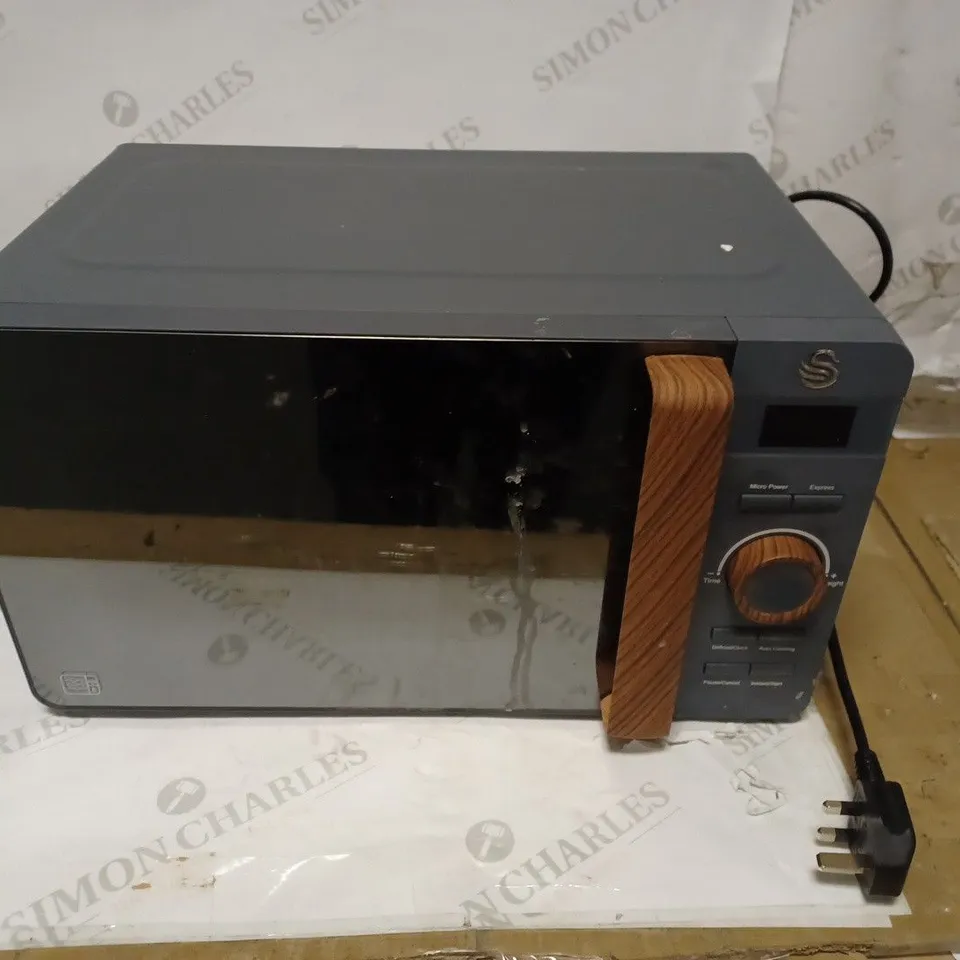 SWAN 20L NORDIC DIGITAL LED MICROWAVE - GREY