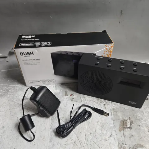 BOXED BUSH PORTABLE DAB/FM RADIO