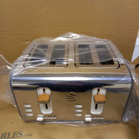 SWAN NORDIC 4 SLICE TOASTER - GREY