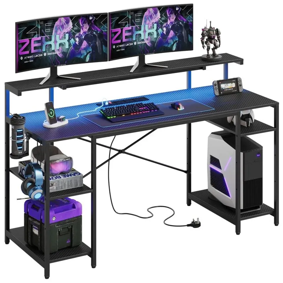 BOXED YATELEY METAL BASE COMPUTER DESK
