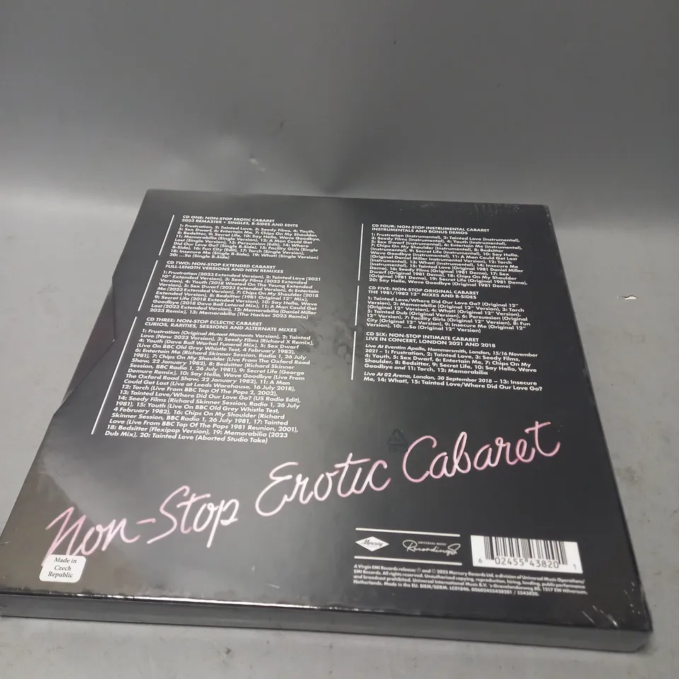 SEALED SOFT CELL NON-STOP EROTIC CABARET THE ULTIMAT EDITION 6CD BOX SET