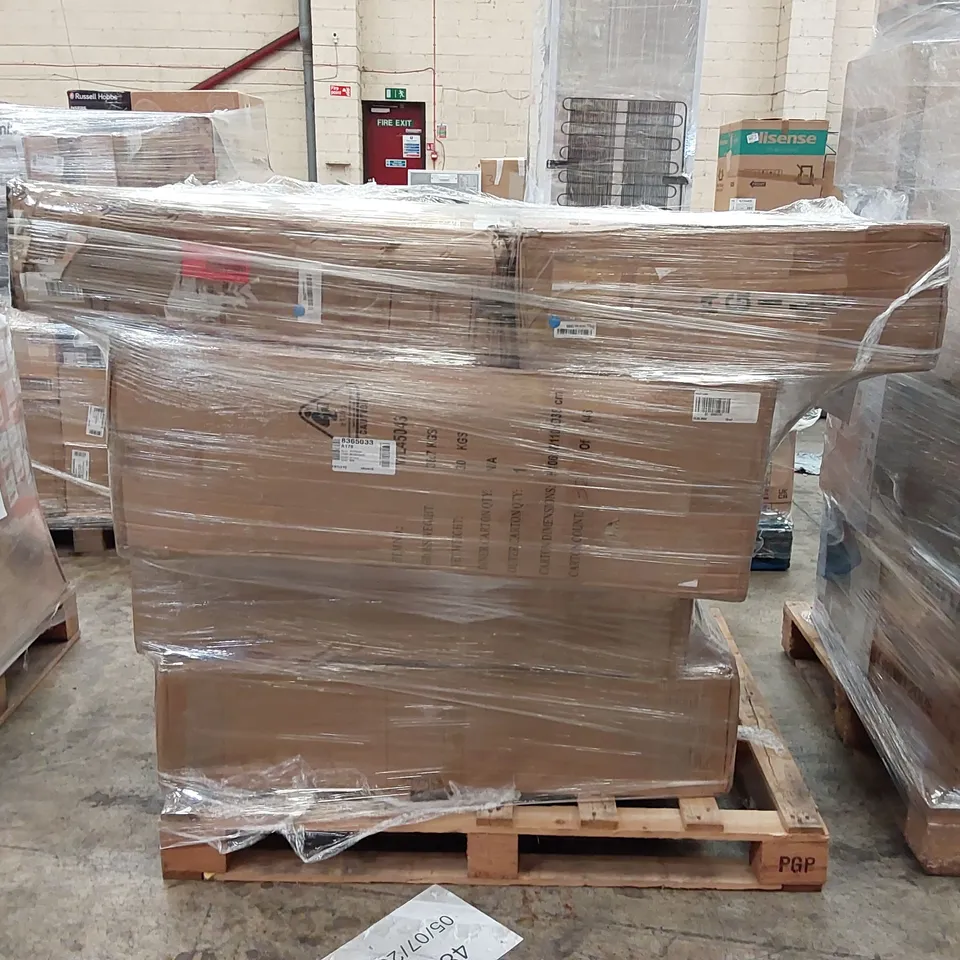 PALLET OF APPROXIMATELY 5 UNPROCESSED RAW RETURN HOUSEHOLD AND ELECTRICAL GOODS TO INCLUDE;