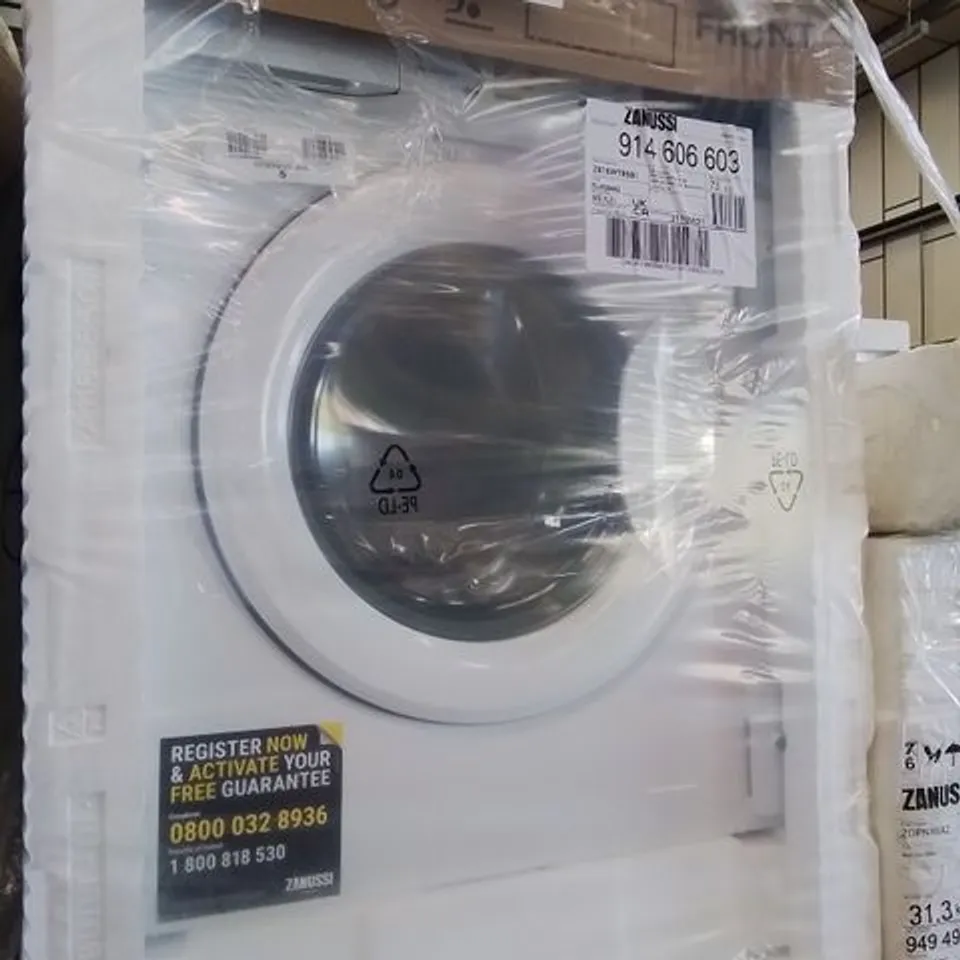 ZANUSSI INTEGRATED 8KG / 4KG WASHER DRYER WITH 1600 RPM - WHITE - E RATED Model Z816WT85BI RRP £775