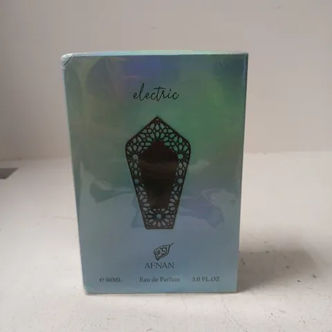 BOXED AND SEALED AFNAN ELECTRIC EAU DE PARFUM - 90ML