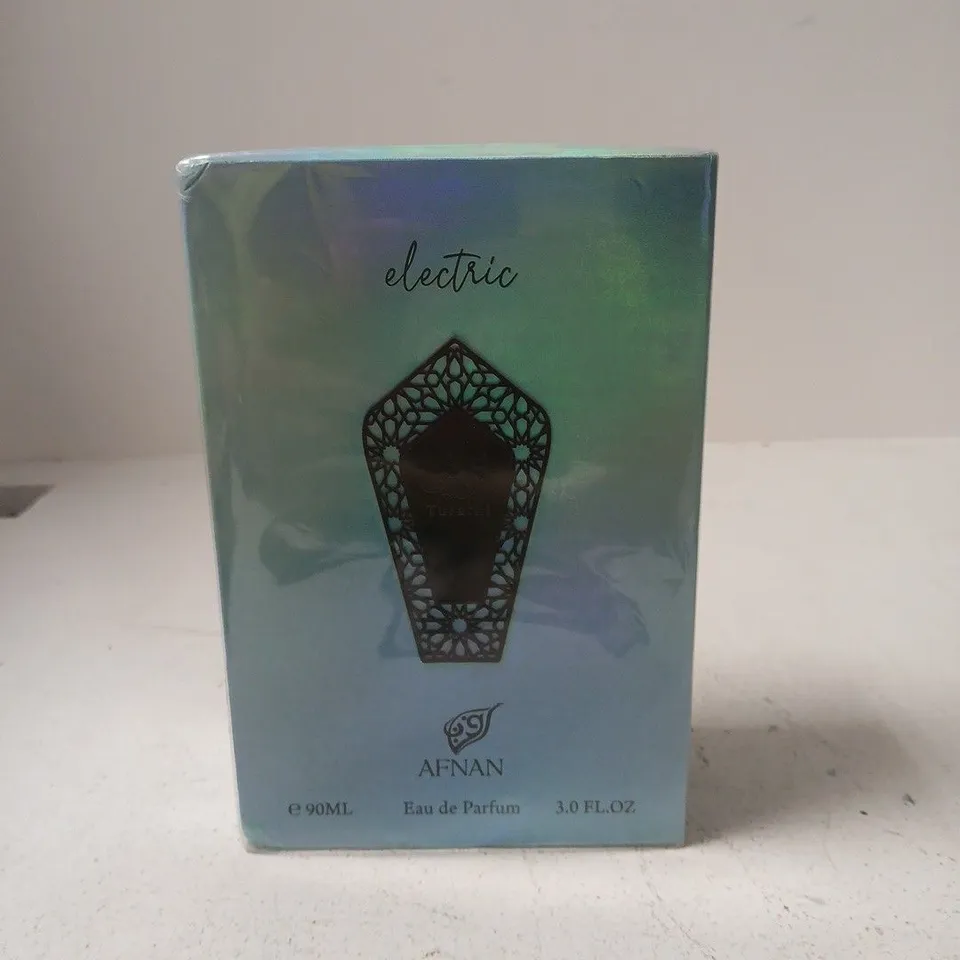 BOXED AND SEALED AFNAN ELECTRIC EAU DE PARFUM - 90ML