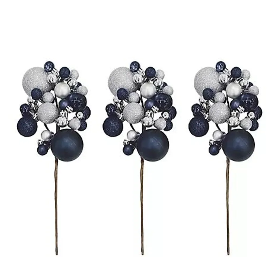 HOME STORIES SET OF 3 BAUBLE PICKS