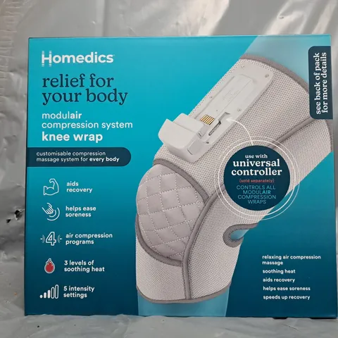 BOXED HOMEDICS MODULAIR COMPRESSION SYSTEM KNEE WRAP (SR-CMK10H)