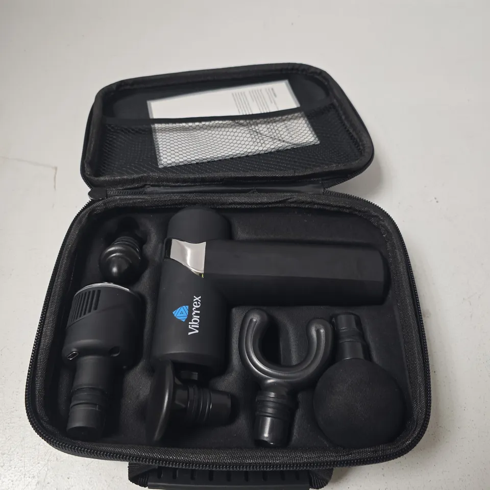 VIBRASTAR THERMOFREEZE MASSAGE GUN – HOT & COLD THERAPY