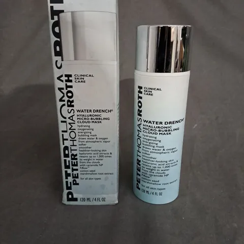 BOXED PETER THOMAS ROTH WATER DRENCH HYALURONIC MICRO-BUBBLING CLOUD MASK 120ML