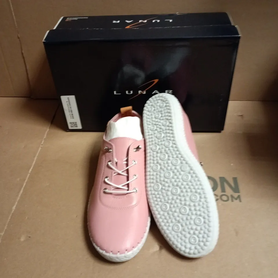BOXED LUNAR CANDY PINK SHOES - EUR SIZE 38 