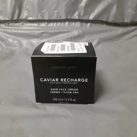 SEALED ELIZABETH GRANT CAVIAR RECHARGE 24HR FACE CREAM 100ML