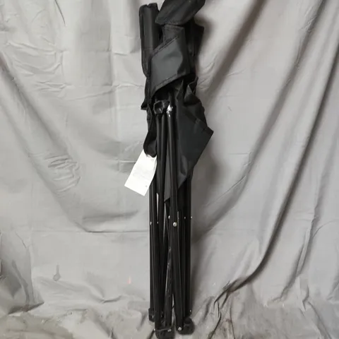 RAINBERG FOLD OUT CAMPING CHAIR IN BLACK