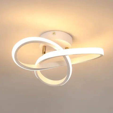 BOXED KUDOLO 24cm LED INTEGRATED SEMI FLUSH MOUNT (1 BOX)